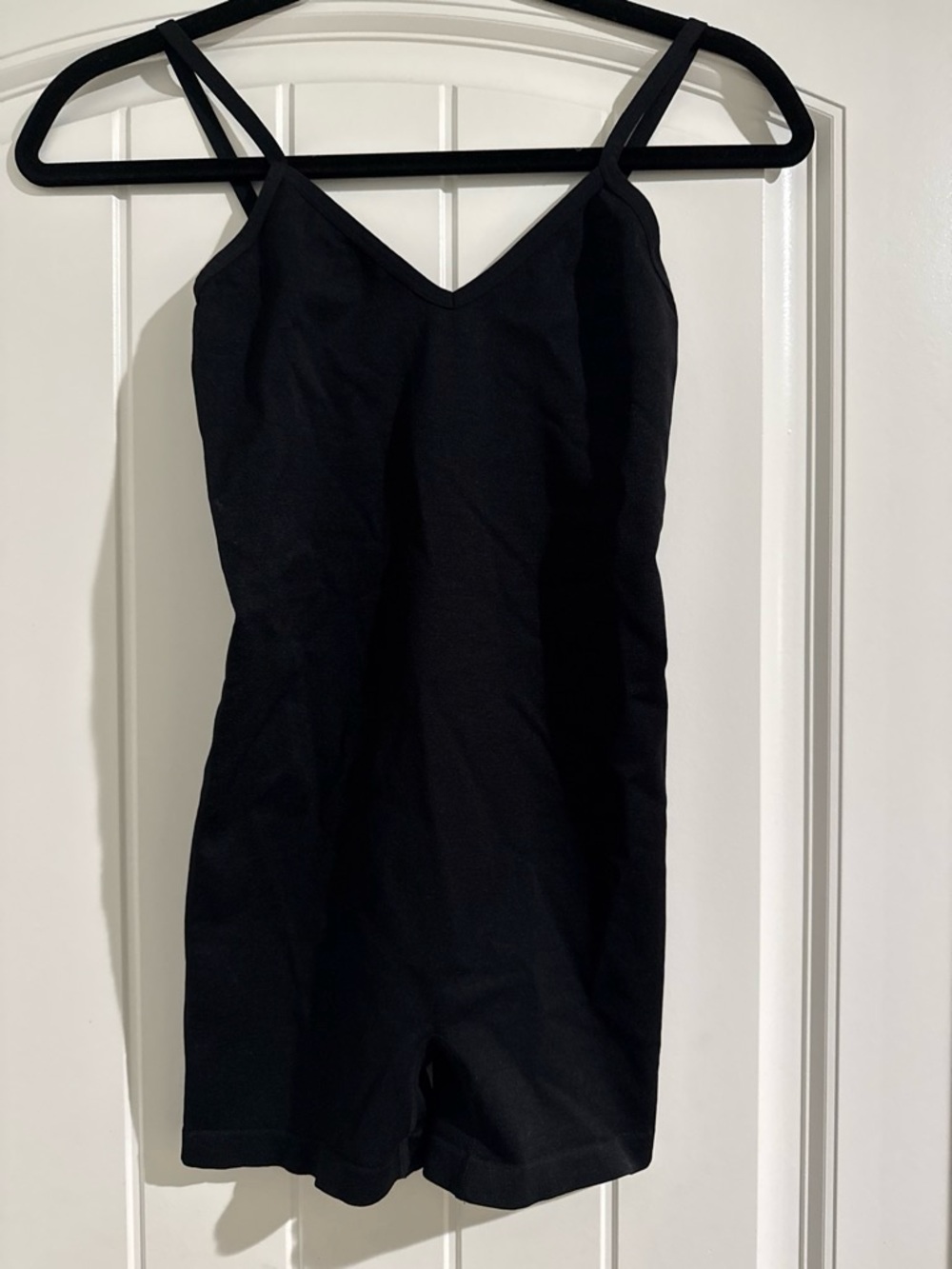 Classic Black V-Neck Romper Jumpsuit